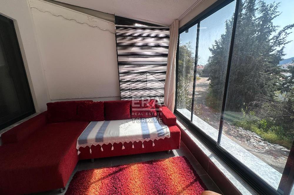 Datça Merkezde Kiralık 2+2 75 m² Deniz Manzaralı Tripleks Daire