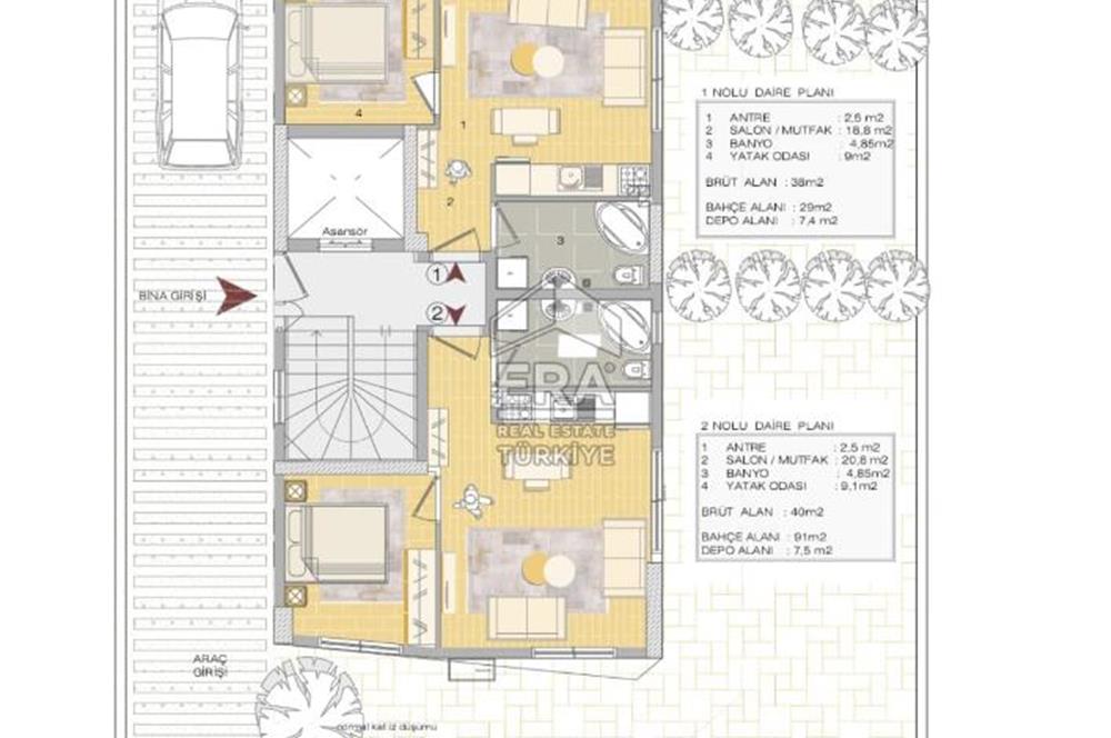 KUŞADASI DAVUTLAR SATILIK DAİRELER DENİZE YAKIN 2+1