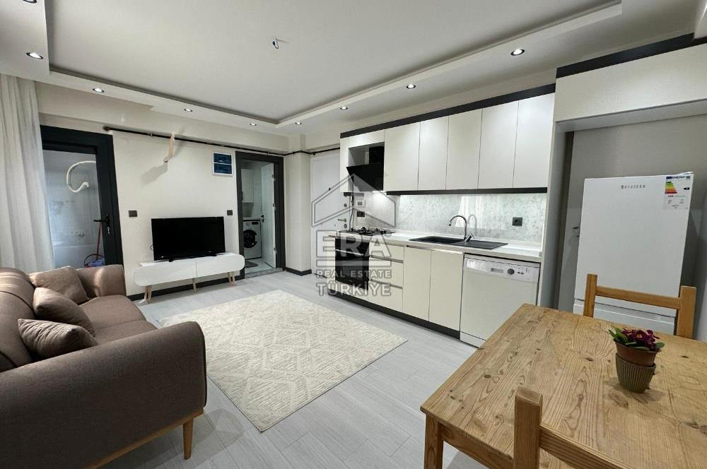 Seyrek Merkezde Full Eşyalı 1+1 Ara Kat Kiralık Daire