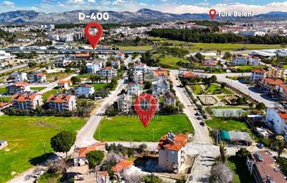 SİDE KEMERDE SATILIK VİLLA+KONUT İMARLI SATILIK 721 M2 KÖŞE ARSA