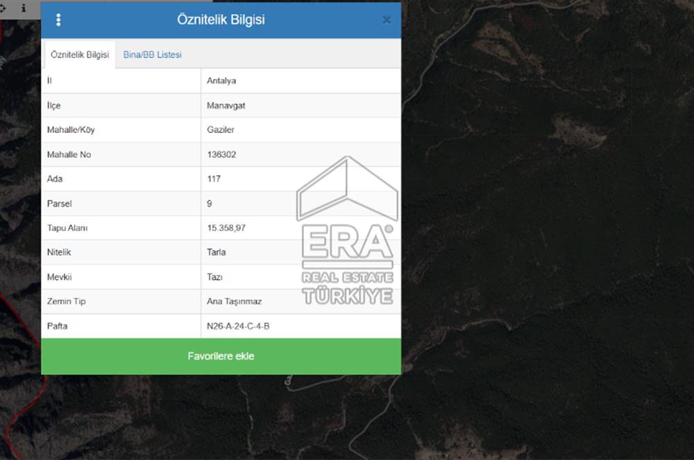 ANTALYA MANAVGAT GAZİLERDE EKO TURİZM İZİNLİ SATILIK TARLAFavorilerime EkleYazdırFacebook ile paylaş X ile paylaş E-posta ile gönder