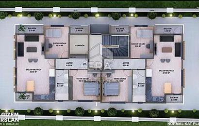 MANAVGAT HISAR'DA SATILIK 4 + 1 LÜKS DUBLEKS.( PROJEDEN )