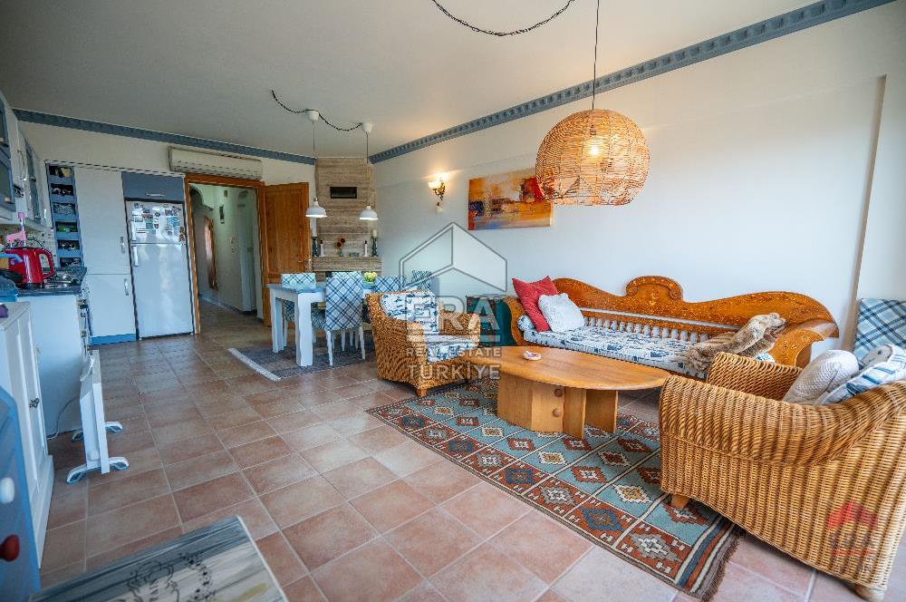 Datça’nın Merkezinde, Deniz Manzaralı 140 m2  3+1 Kiralık Daire 