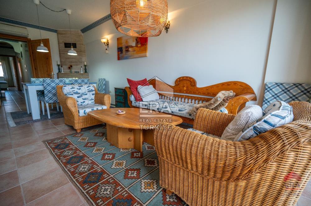 Datça’nın Merkezinde, Deniz Manzaralı 140 m2  3+1 Kiralık Daire 