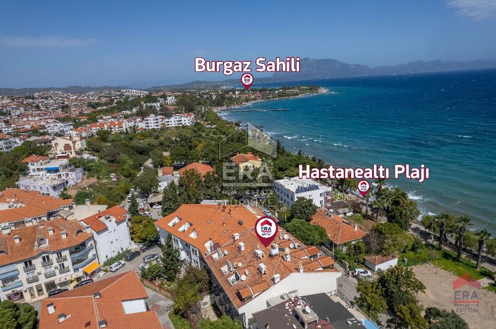 Datça’nın Merkezinde, Deniz Manzaralı 140 m2  3+1 Kiralık Daire 