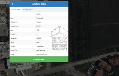 MANAVGAT GÜLTEPE'DE SATILIK ARSA