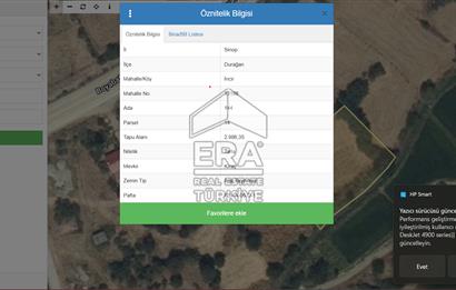 SİNOP İNCİR'DE ÇEVREYOLUNA CEPHE 3 DÖNÜM TEK TAPU SATILIK TARLA