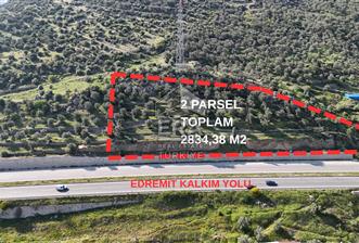 DENİZ MANZARALI EDREMİT KALKIM YOLU TOKİ YANI SATILIK ARSA - 1 - 15093