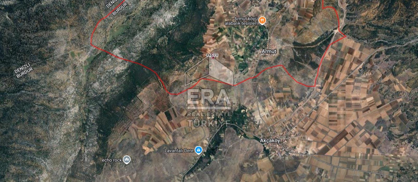 BURDUR YEŞİLOVA ARMUT KÖYÜNDE SATILIK TEK TAPU 3191 m2 TARLA