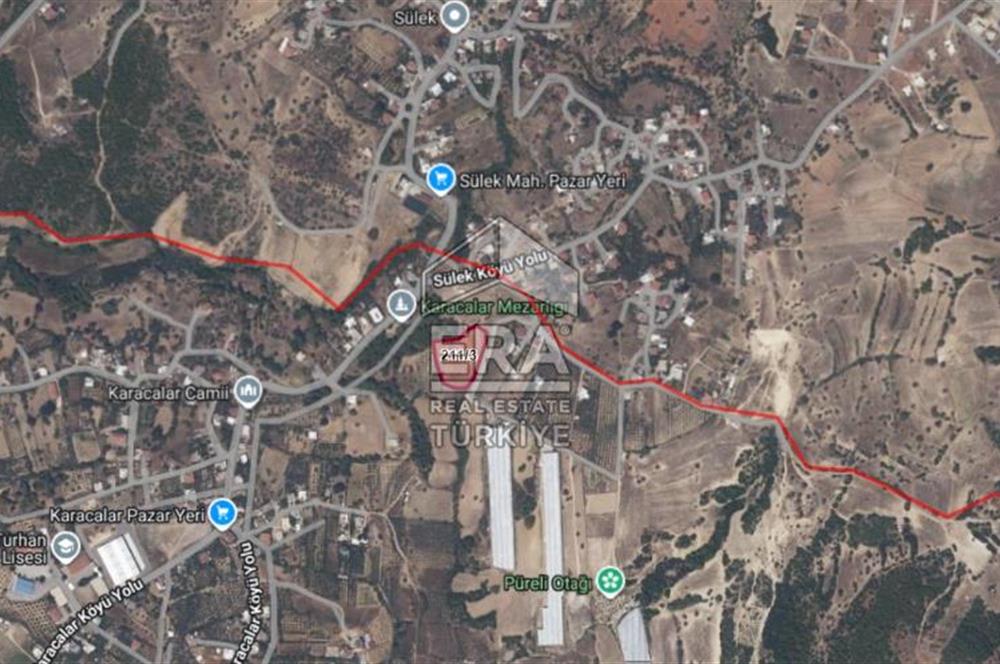 MANAVGAT KARACALAR MAHALLESİN'DE 2.604 M2 SATILIK TARLA 