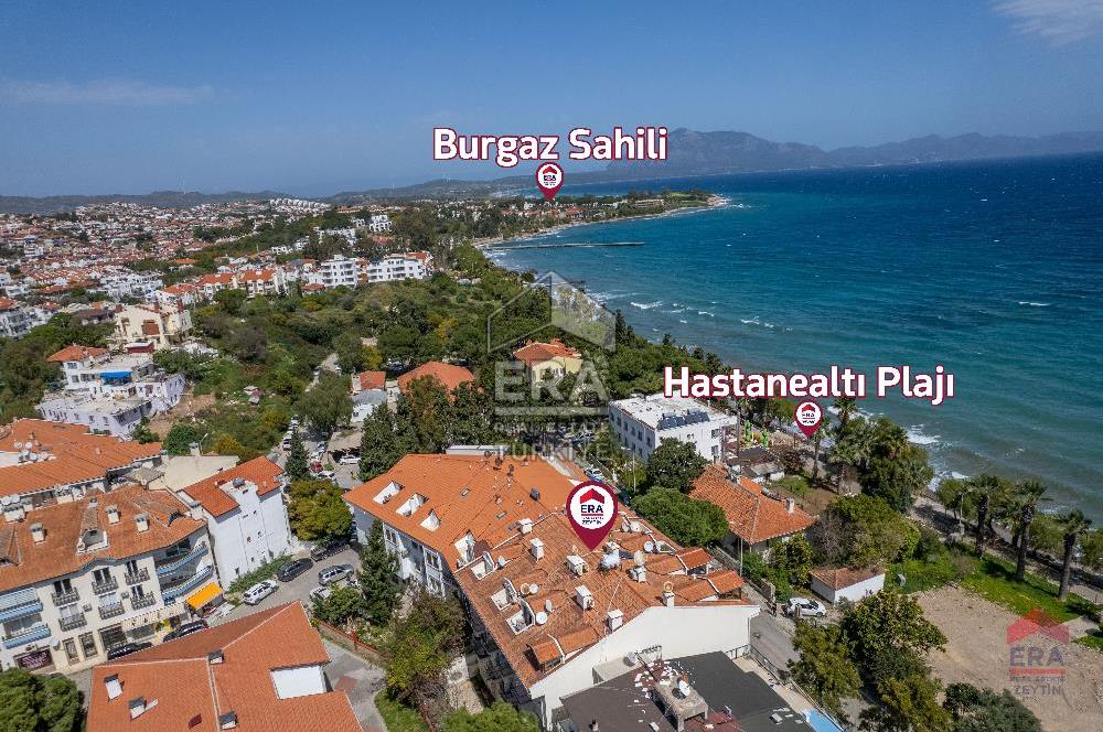 Datça Merkez'de Denize Yürüme Mesafesinde Kiralık 60m² 1+1 Daire