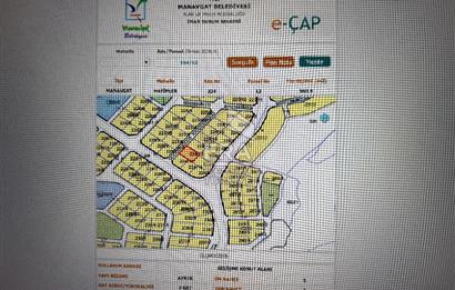 MANAVGAT HATİPLER DE SATILIK 561M2 ARSA 