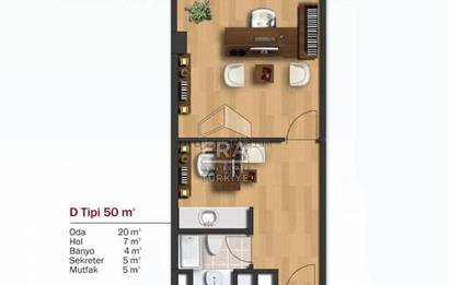 Cazibe Merkezindeki ARWEN İstanbul'da Kullanışlı Net 41 m2 Ofis