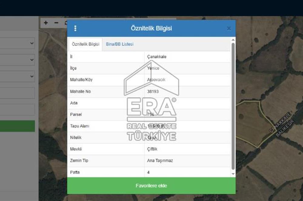 ERA SÖZ GAYRİMENKUL'DEN ÇANAKKALE YENİCE ARAOVACIK'TA DEĞERLİ YATIRIM FIRSATI