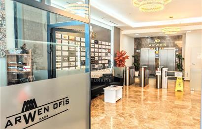 Cazibe Merkezindeki ARWEN İstanbul'da Kullanışlı Net 41 m2 Ofis