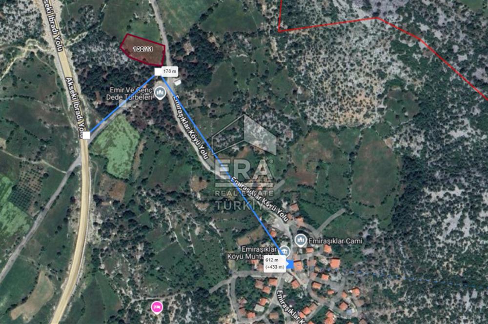 ANTALYA AKSEKİ EMİRAŞIKLAR MAHALLESİ SATILIK TEK TAPU TARLA