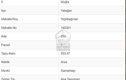 muğla milas yatağan'da satılık arsa 