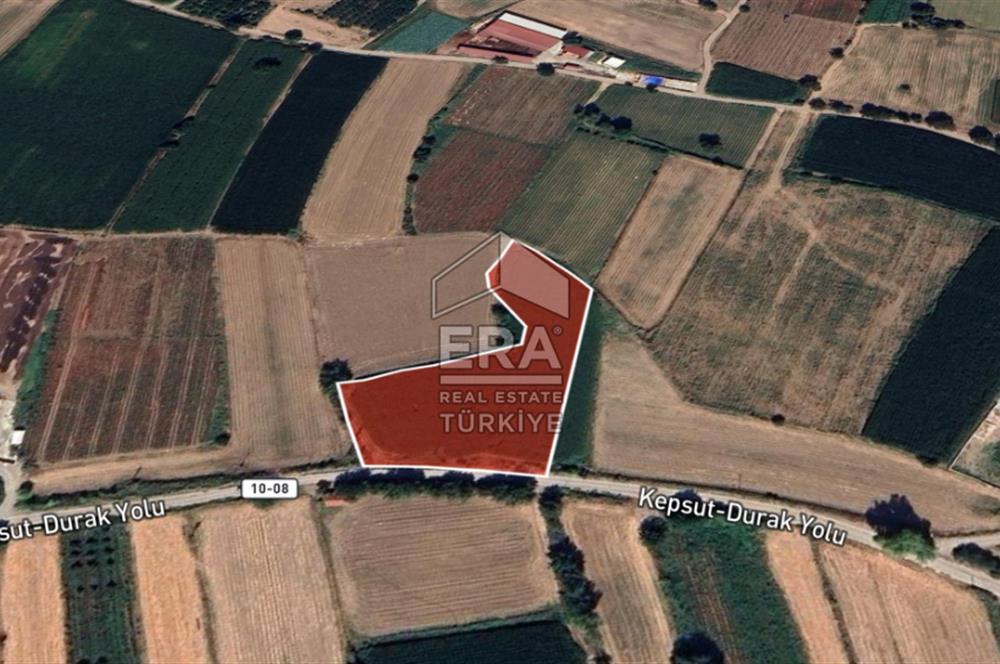 Kepsut'a 1km Mesafede Asfalta Sıfır Elektrik ve Suyu Olan Düz Tarla