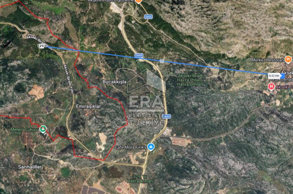 ANTALYA AKSEKİ EMİRAŞIKLAR MAHALLESİ SATILIK TEK TAPU TARLA