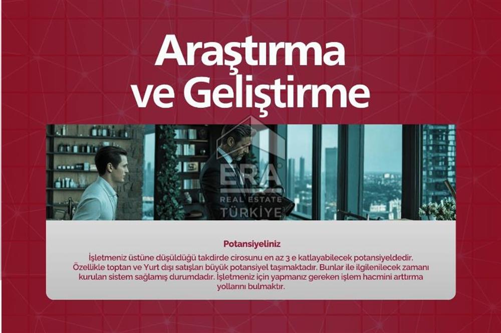 ERA CİTY| 2 YIL AMORTİSMANLI YILLIK 10 MİLYON CİRO YAPAN İŞLETME