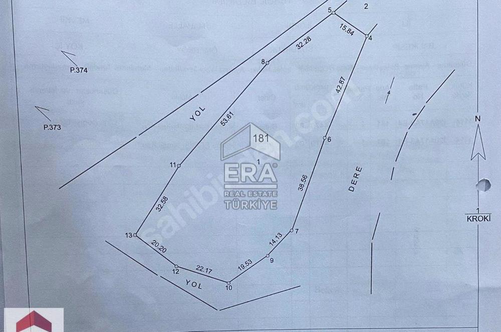BALIKESİR SUSURLUK ÖMERKÖY MH SATILIK 4479 m² İMARLI ARSA