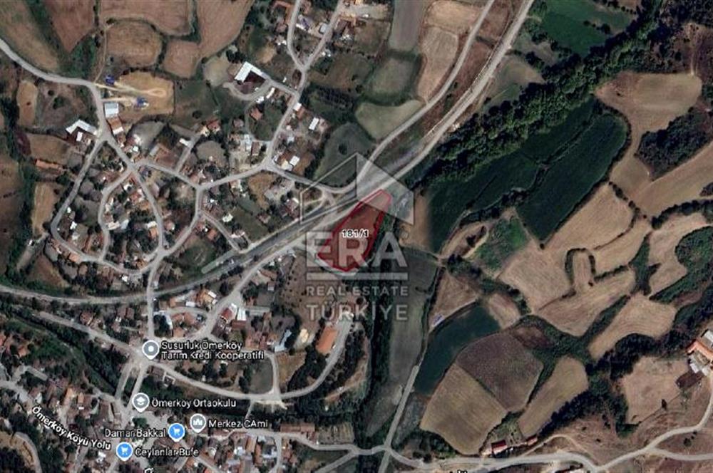 BALIKESİR SUSURLUK ÖMERKÖY MH SATILIK 4479 m² İMARLI ARSA