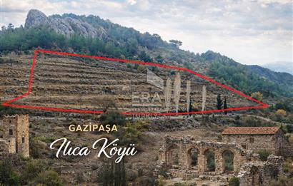 GAZİPAŞA ILICA KÖYÜ YERLEŞİM ALANI İÇİNDE 140m. ANAYOLA CEPHELİ