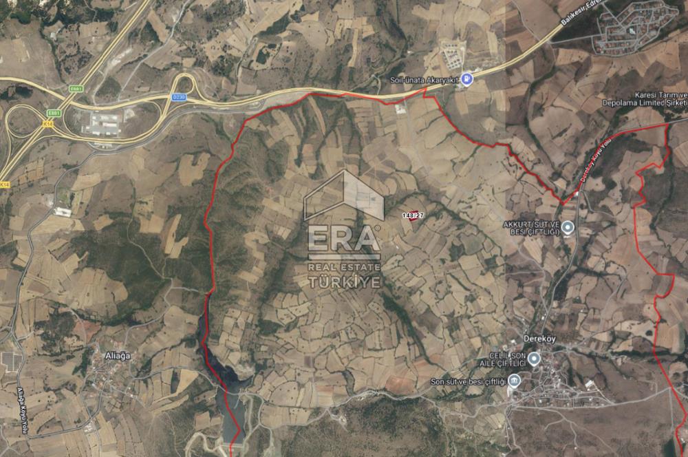 ERA PORT'TAN BALIKESİR DEREKÖY KÖYÜ'NDE 2.870,90m² TARLA