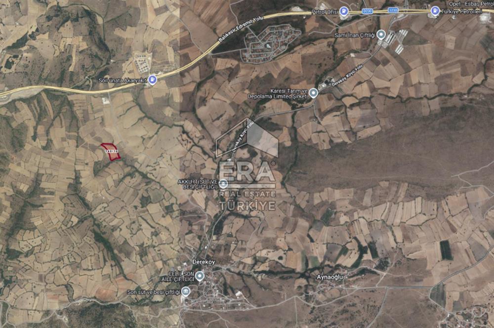 ERA PORT'TAN BALIKESİR DEREKÖY KÖYÜ'NDE 13.465,55m² TARLA