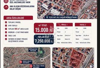 MERKEZEFENDİ BÖLGESİNDE HARİKA LOKASYON YATIRIMLIK ARSA 485 m² - 6 - 15459
