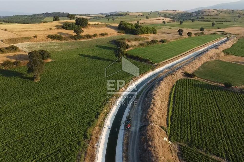 Susurluk'ta Sulama Kanalına 120m Mesafede Tarla