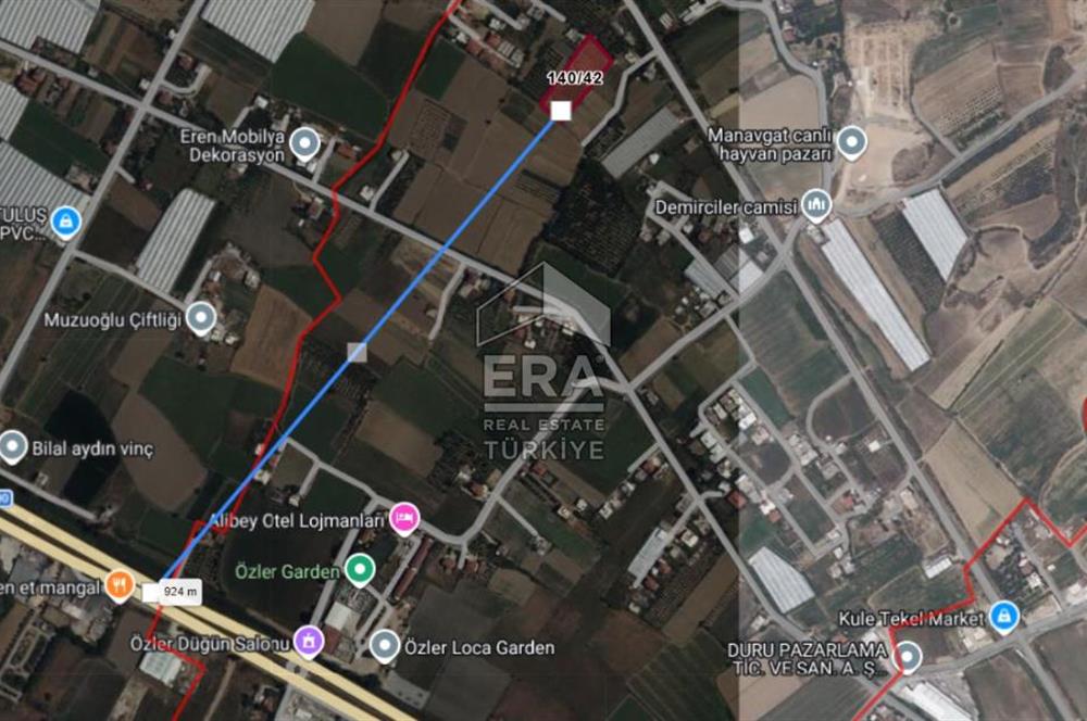DEMİRCİLER MAHALLESİ'NDE 1636 M2 SATILIK TARLA 