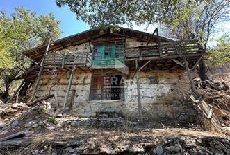 ANTALYA AKSEKİ ÇINARDİBİ MAHALLESİ SATILIK TAŞ EV ve ARAZİ - 1 - 15587