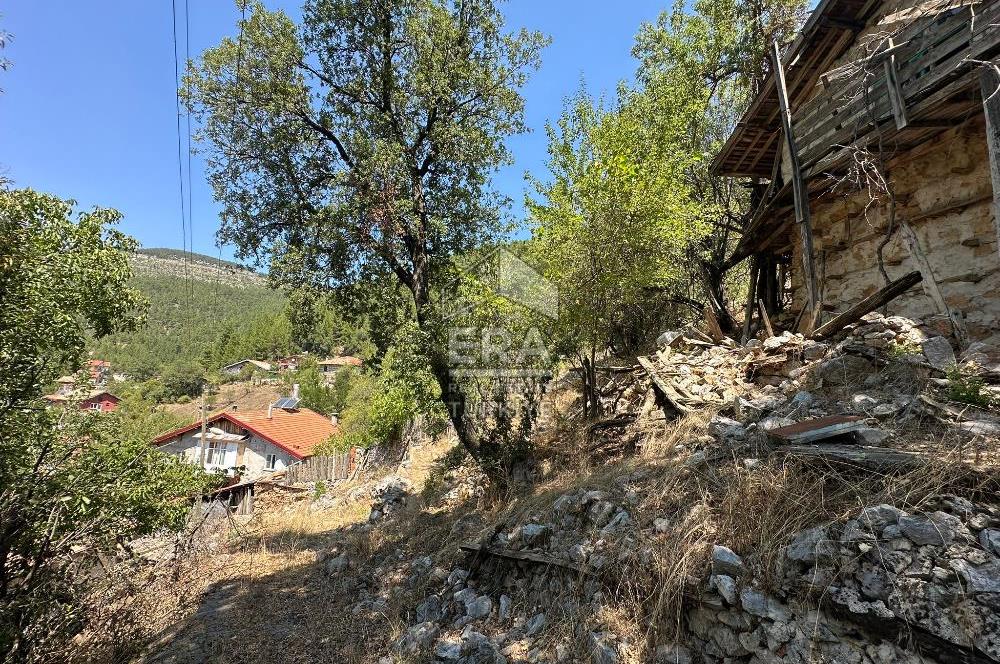 ANTALYA AKSEKİ ÇINARDİBİ MAHALLESİ SATILIK TAŞ EV ve ARAZİ