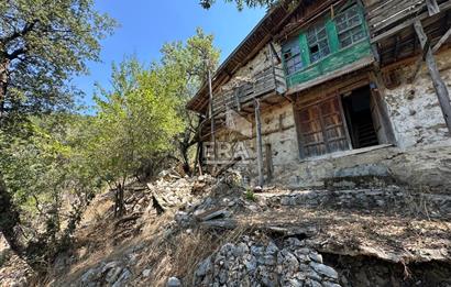 ANTALYA AKSEKİ ÇINARDİBİ MAHALLESİ SATILIK TAŞ EV ve ARAZİ