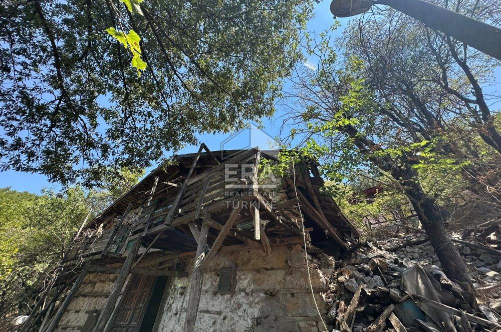 ANTALYA AKSEKİ ÇINARDİBİ MAHALLESİ SATILIK TAŞ EV ve ARAZİ